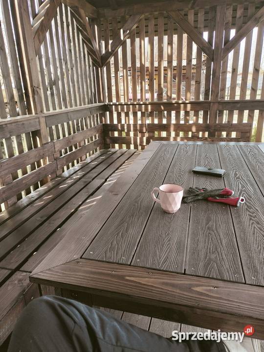 Solidny drewniany stół Nowy 95cm Łęki