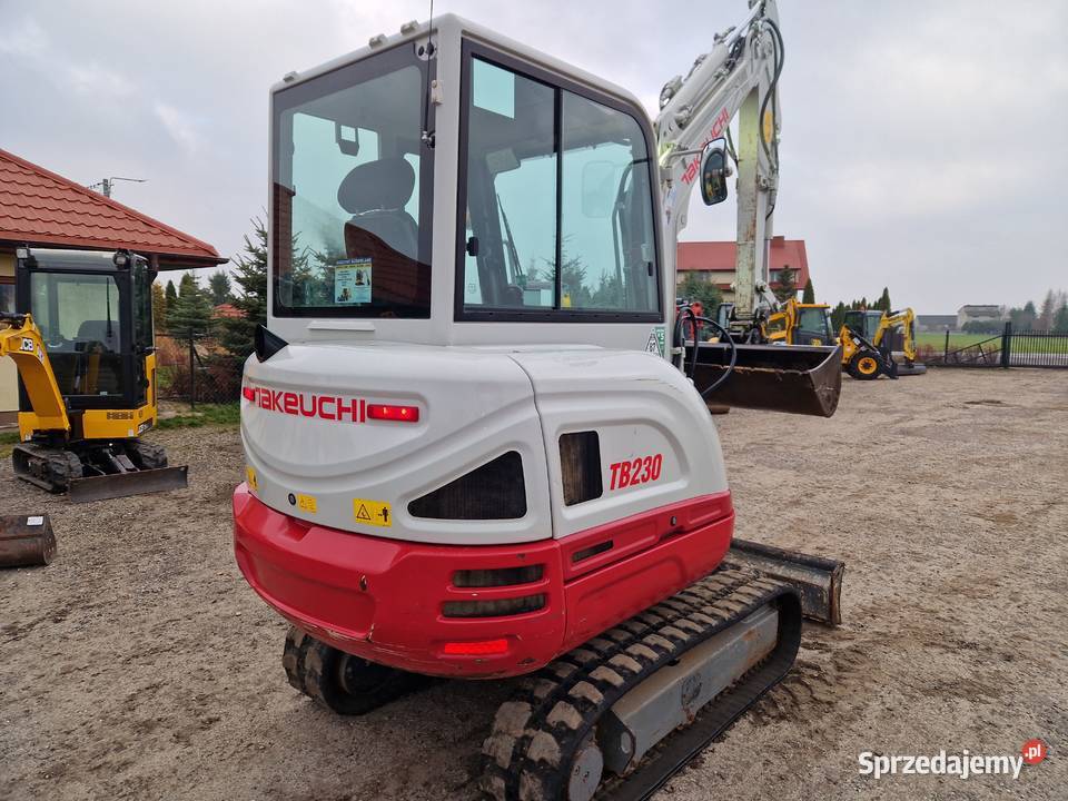 Minikoparka Takeuchi TB 230 2021r 1100mtg Ryżki
