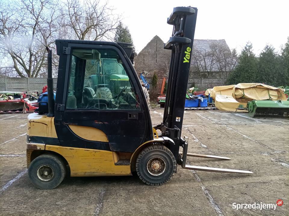 Wózek widłowy Yale gaz prezesów boczny opolskie