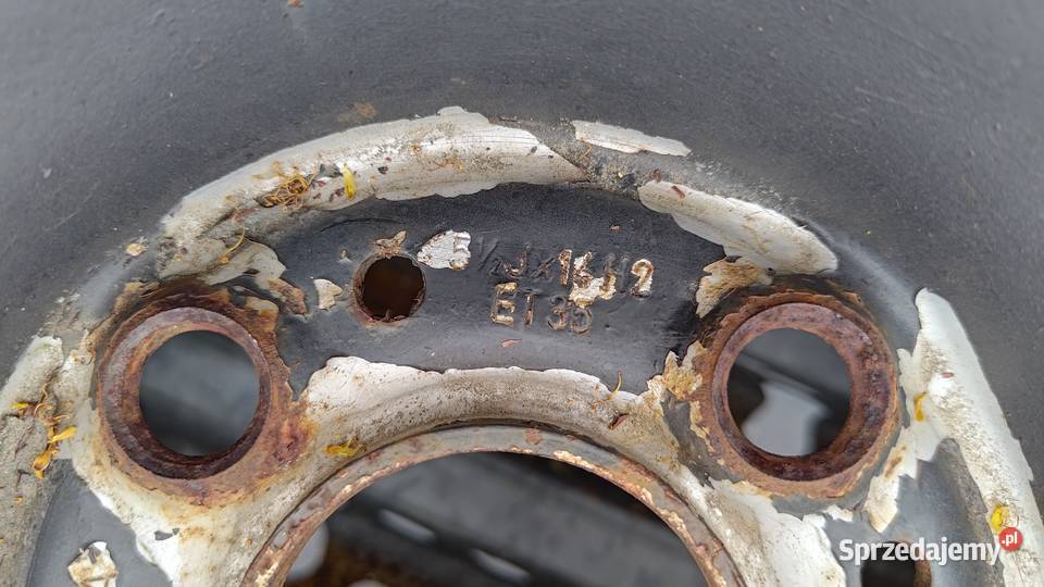 Felgi stalowe 14 55 ET35 BMW E30 4x100 komplet Suwałki