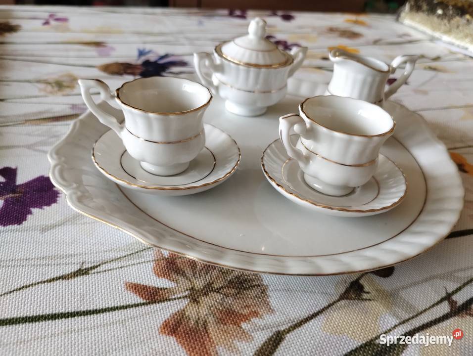 Prl mini serwis kawowy Chodzież licencja Sta mar biały