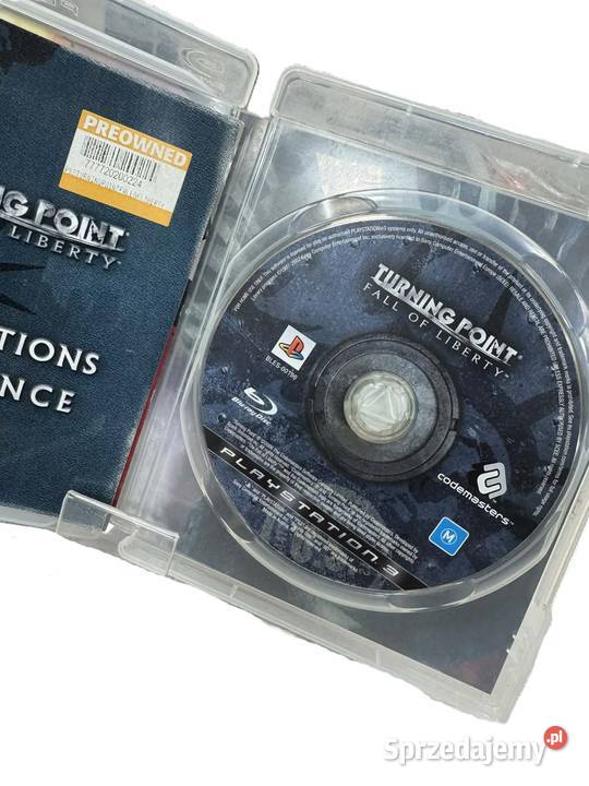 Gra Turning Point Fall of Liberty PlayStation 3 warmińsko-mazurskie Elbląg