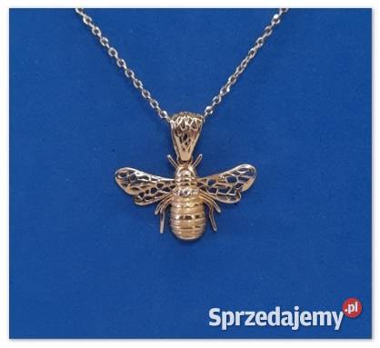 Nowe Złoto 585 zawieszka pszczoła 3 26g Płock