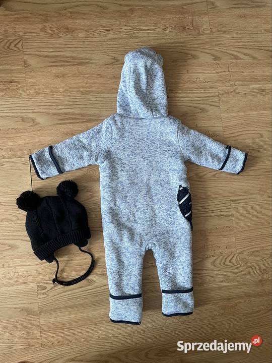 Kombinezon jesienno zimowy z potworkiem czapka Kłodawa