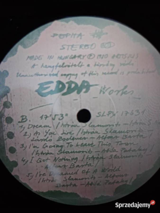 Archiwum węgierskiego rocka EDDA MUVEK Edda płyta winylowa Rzeszów