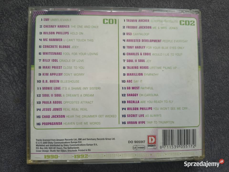 2 CD Best of 90 199092 wielkopolskie
