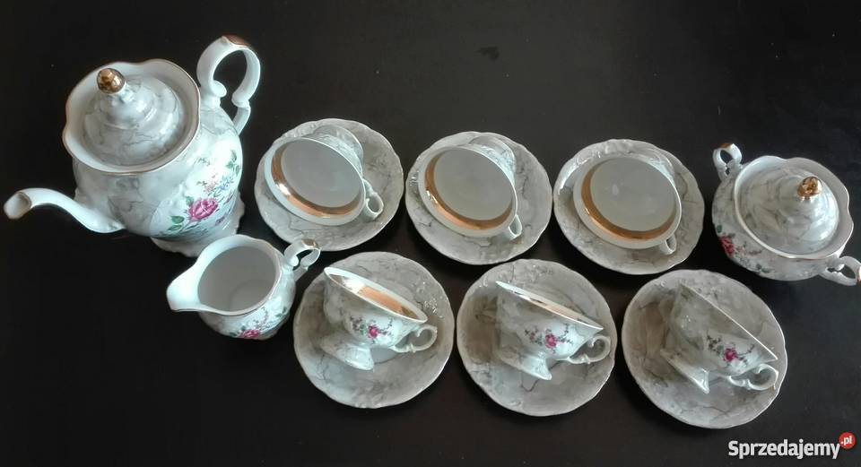 SPRZEDAM : Serwis Herbata - kawa - porcelanowy - składak
