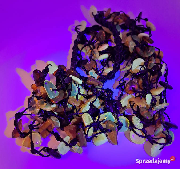 Komplet korale i bransoletka z BURSZTYNU