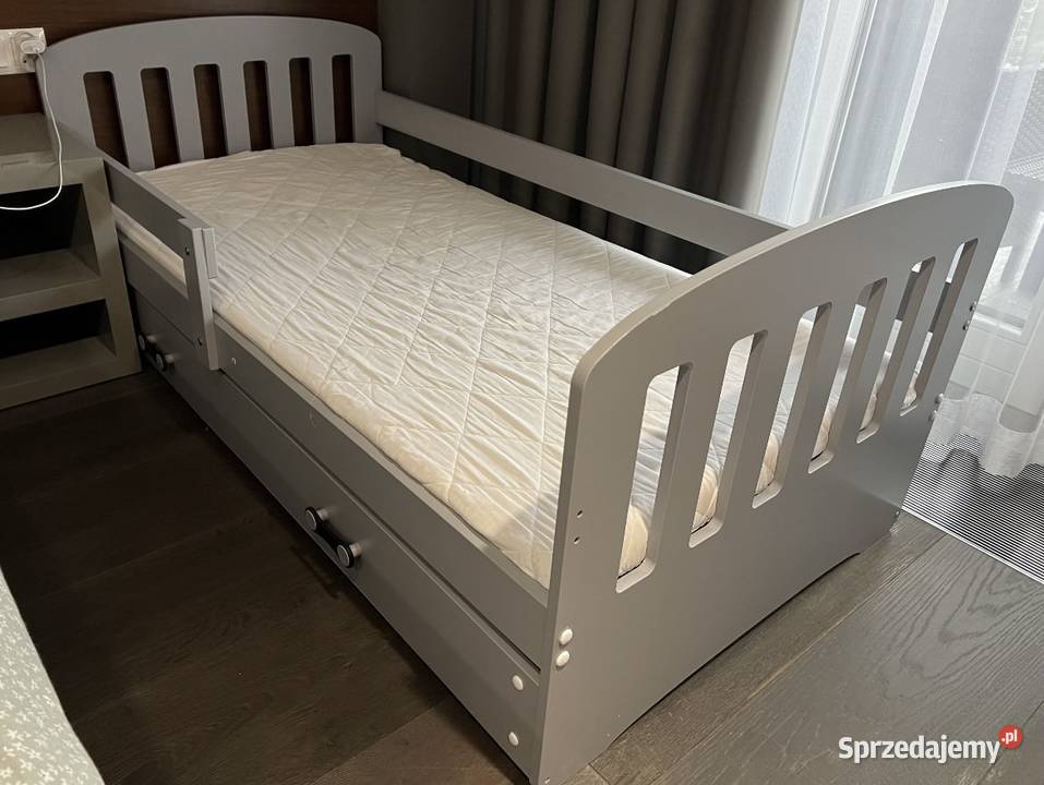 Solidne łóżko dziecięce z szufladą 160x80 lubelskie Biała Podlaska