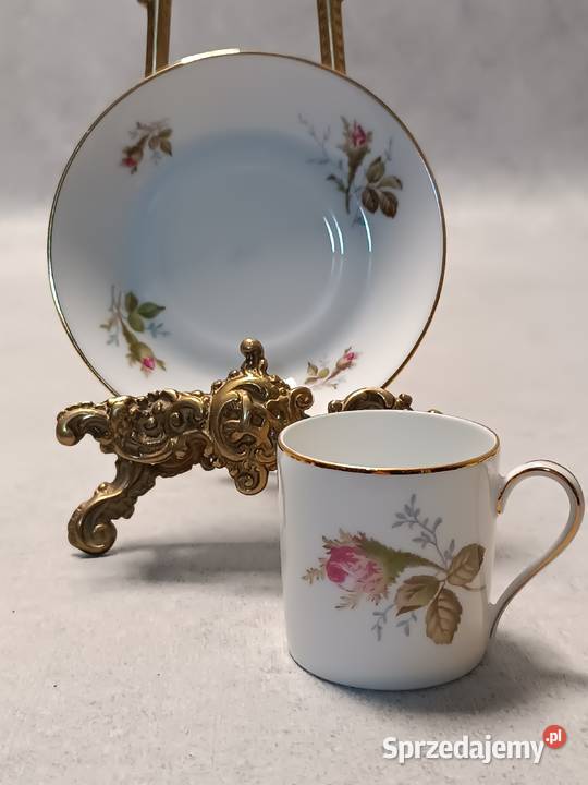 Rosenthal Filiżanka Śniadaniówka Duet Róże Moss Stargard