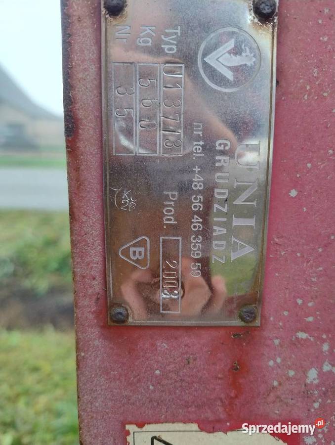 Pług 3 skibowy Unia Tur nieuszkodzony lubelskie Kopina