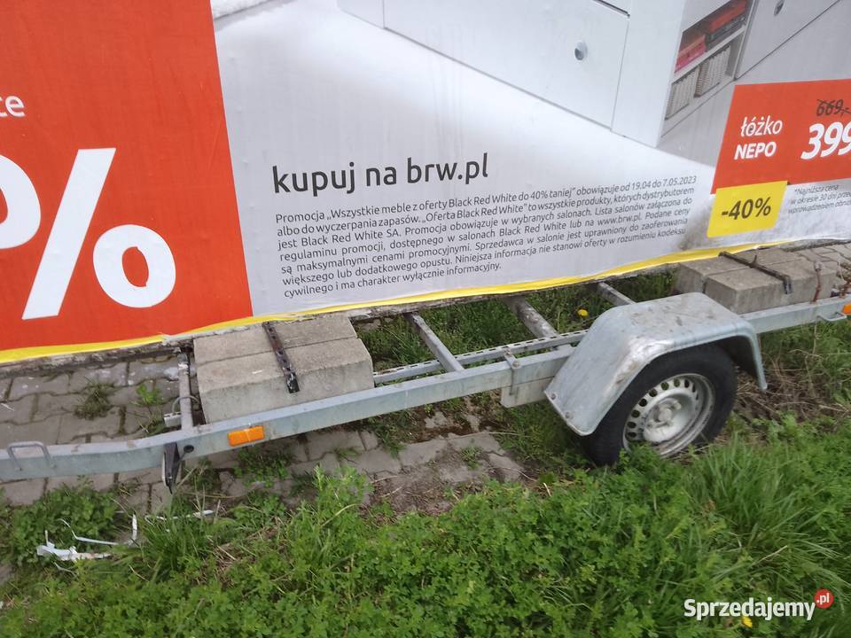 Przyczepa reklamowa Niewiadów wielkopolskie Poznań