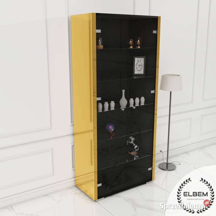 Złota lustrzana gablota Glamour Warszawa