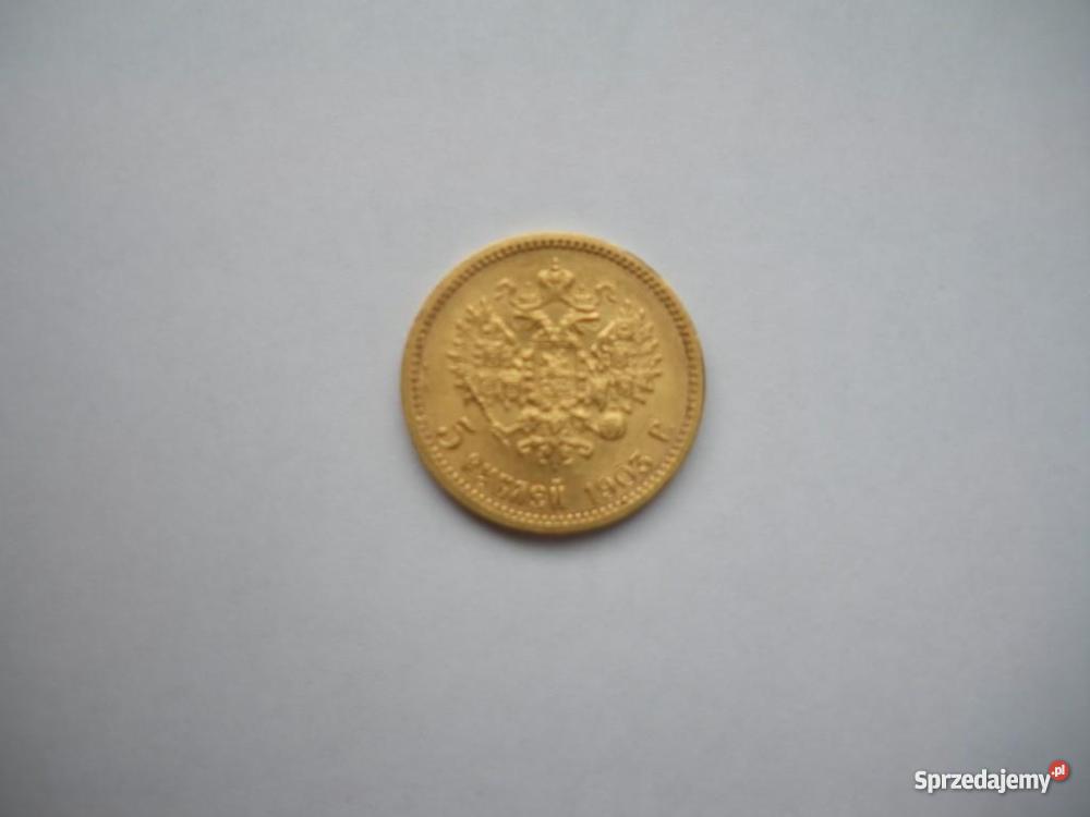 ZŁOTE MONETY 10 Rubli 1902r 5 Rubli 1903r Antyki, Sztuka, Kolekcje Giżycko