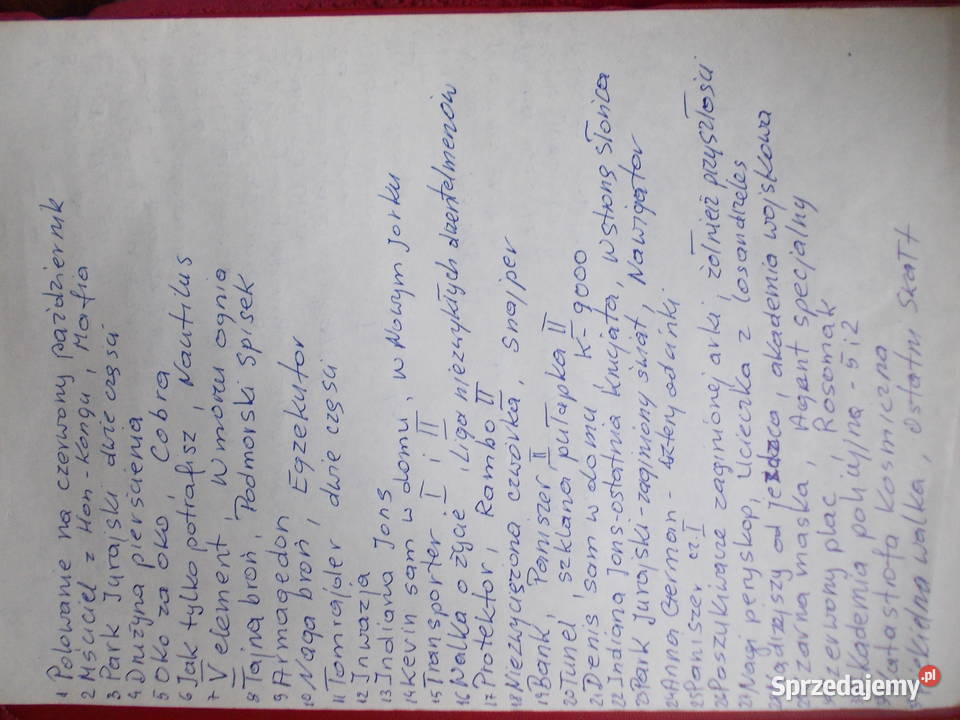 kaseta vhs do magnetowidu Pozostałe Dąbrowa Górnicza