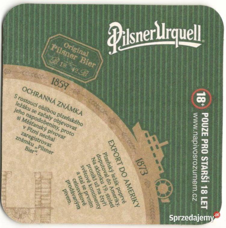 Pilsner Urquell podstawka do piwa 15 śląskie Gliwice
