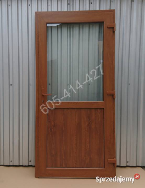 Drzwi PCV dwuskrzydłowe 125x210 sklepow PCV Bydgoszcz sprzedam