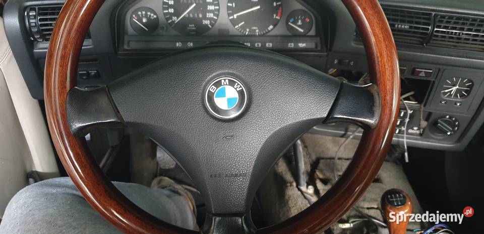 KIEROWNICA BMW E30 DREWNIANA PLUS GAŁKA