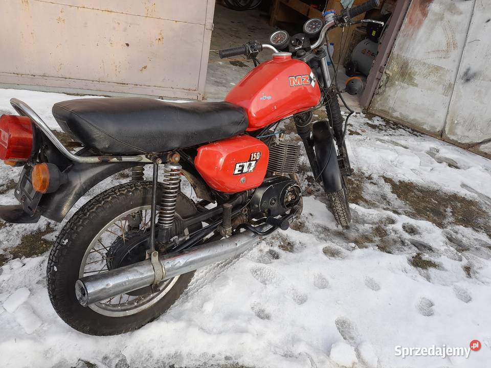 MZ ETZ 150 Okazja mazowieckie Mrozy