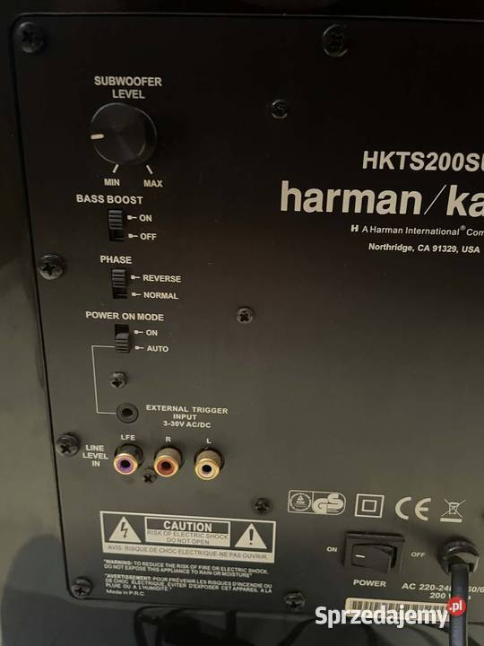 Kino domowe Harman Kardon 51 Subwoofer głośniki Siemianowice Śląskie