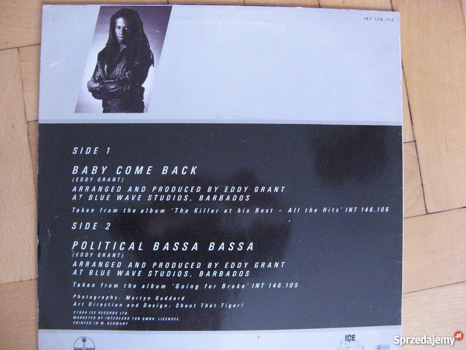 Eddy Grant Baby Come Back Szczecin