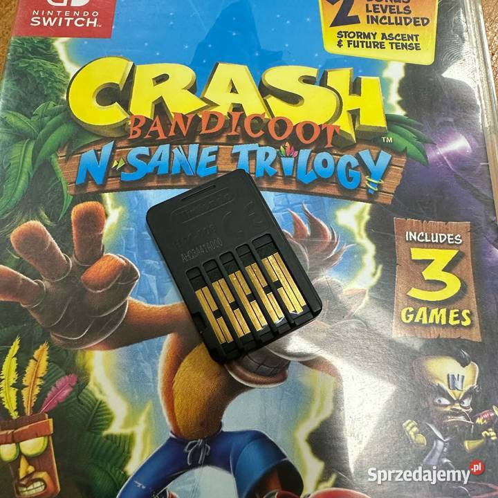 Gra na Nintendo Switch Crash Bandicoot NSane Nintendo Wii Elbląg sprzedam