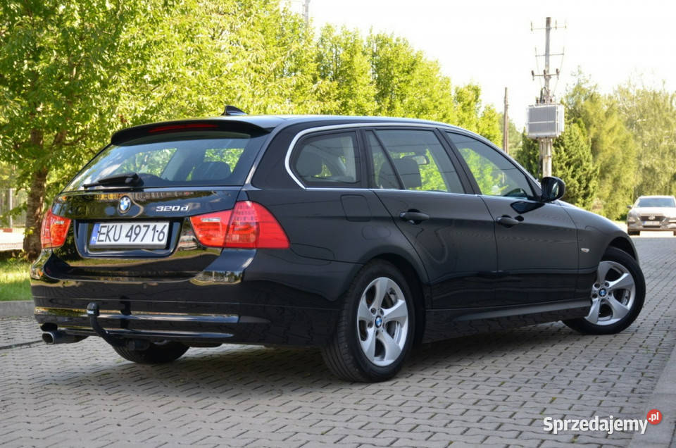 BMW 320 Czarna 320D 163 Serwis Bixenon Navi ESP Kutno sprzedam