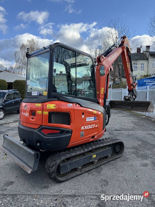 Używana minikoparka Kubota KX027 200 Mth Bielsko-Biała sprzedam