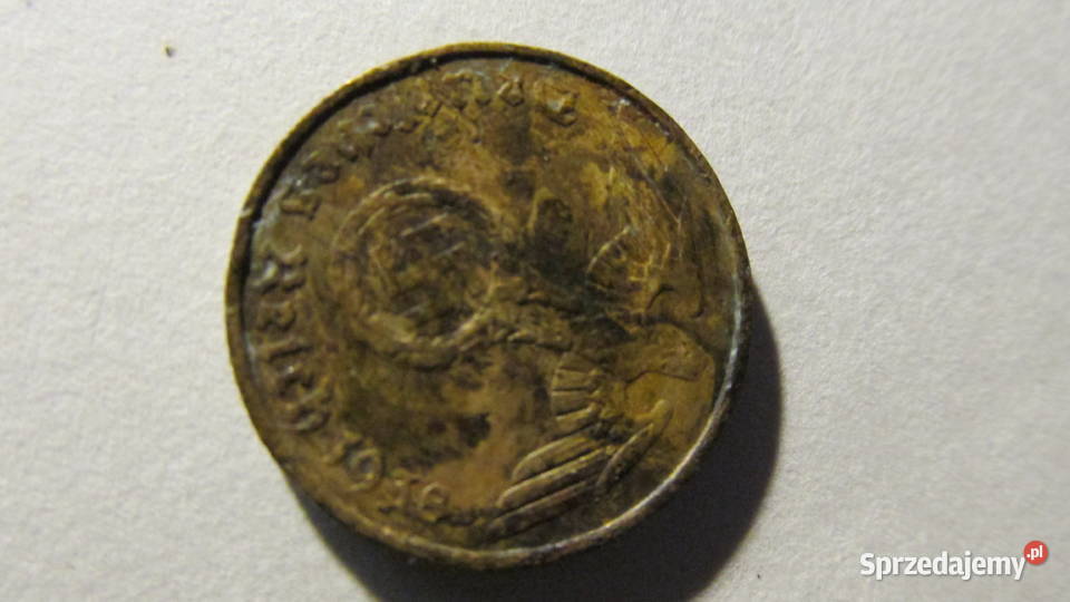 Moneta 5 PFENNIG 1938 śląskie Bytom