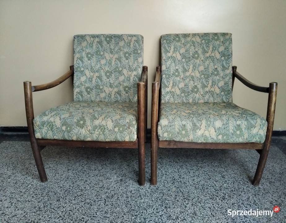 OKAZJA Fotel Gięty Fotele Gięte PRL Typ B8410 2 Zabrze