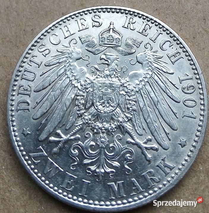 NIEMCY2 MARK1901 r SREBRO 0900 ŁADNA 200 Legionowo sprzedam