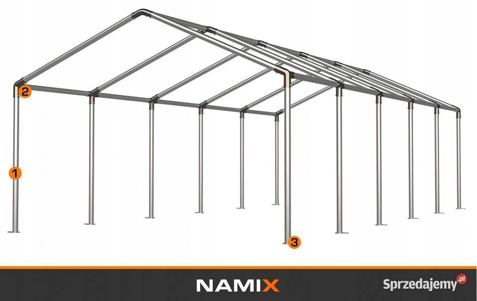 Namiot COMFORT 4x10 magazynowy handlowy garaż Jabłonna sprzedam