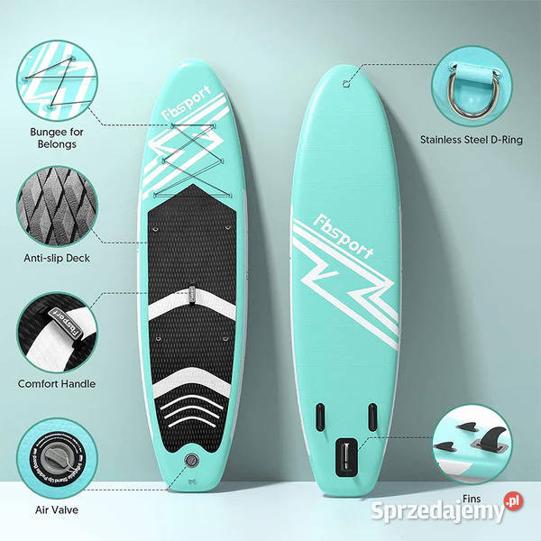 Nadmuchiwana Deska SUP Fbsport 335 Surfing, windsurfing, kitesurfing małopolskie Jadowniki