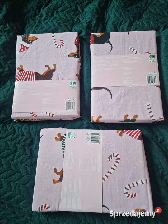 NOWA Pościel w świąteczne jamniki w JAMNIKI Wrocław