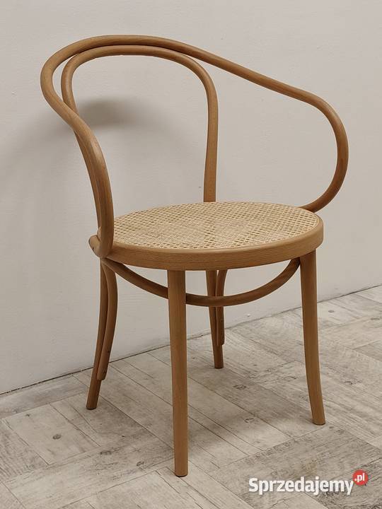 krzesło model Thonet gięty buk siedzisko łódzkie Radomsko