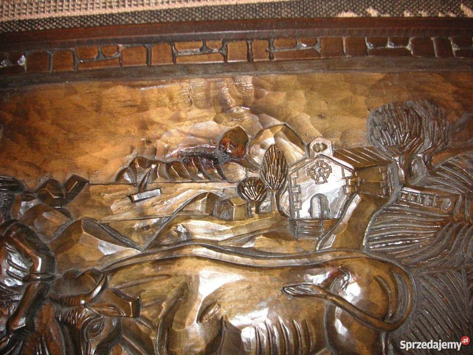 WIELKA PŁASKORZEŻBADREWNO 101x41x35 Wrocław