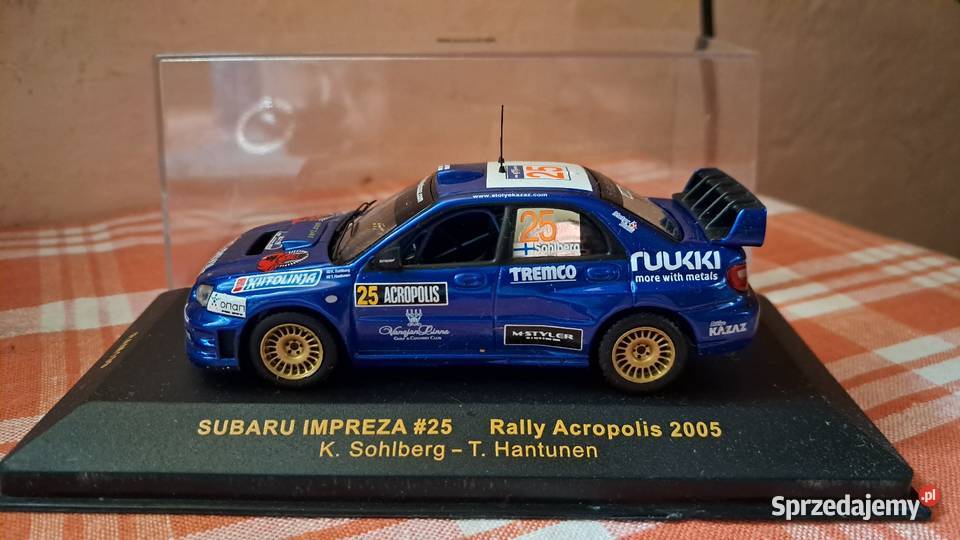Rajd acropolis 2005 Sohlberg Hantunen subaru Rzeszów sprzedam