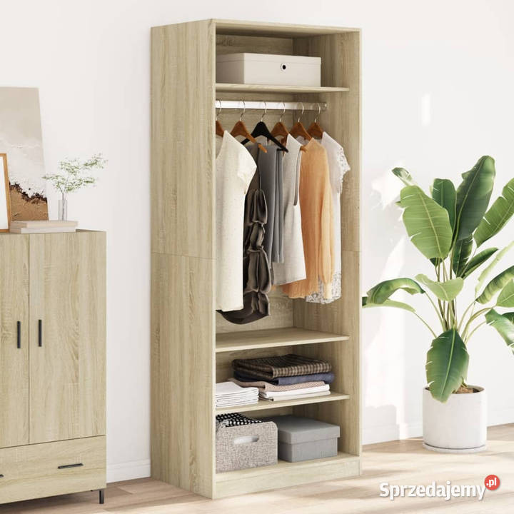 Szafa kolor dąb sonoma 80x50x200 materiał mazowieckie Warszawa