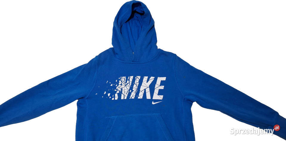 Bluza z kapturem niebieska 116128 Nike Odzież Czeladź