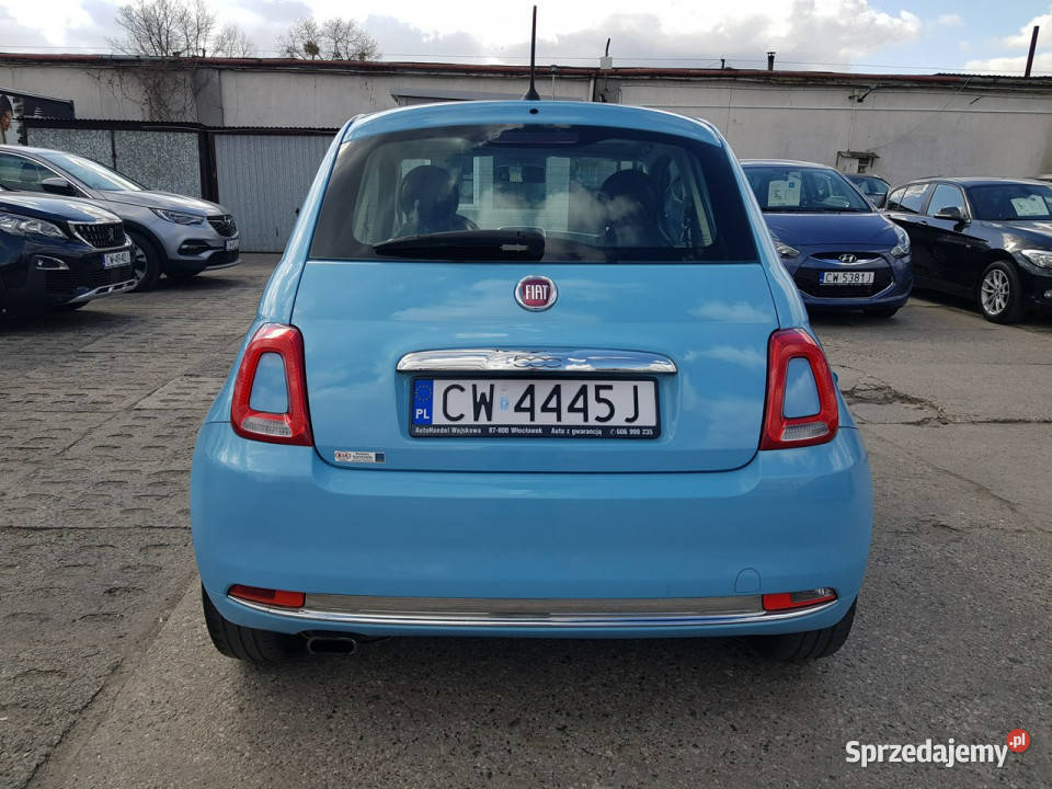 Fiat 500 12 Benzyna Klima Panorama kujawsko-pomorskie Włocławek