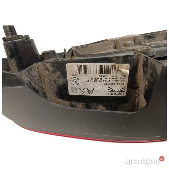 Lampa tylna lewa Peugeot Rifter K9 9819427380