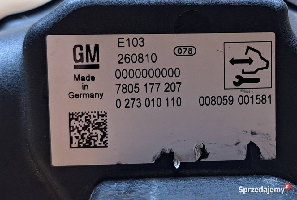 POMPA WSPOMAGANIA MAGLOWNICY OPEL ASTRA J IV Mielęcin