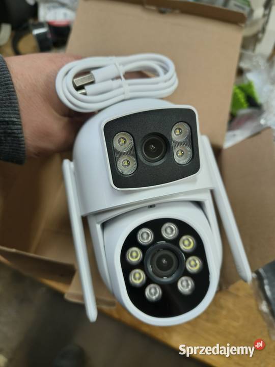 Kamera zewnętrzna wifi dwa obiektywy Tyczyn sprzedam