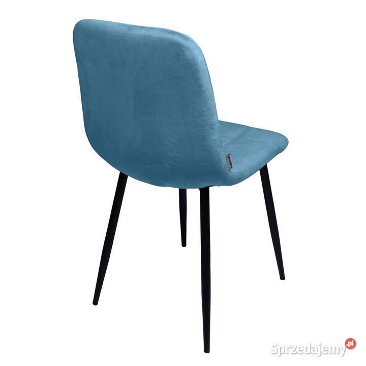 Krzesło tapicerowane welurowe do salonu jadalni 40cm Poznań
