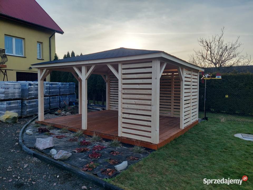 Altana 3x4 m Biała Montaż Impregnacja Dostępne Smolice