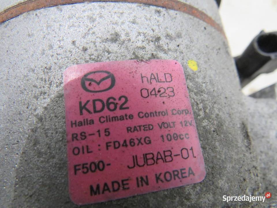 SPRĘŻARKA KLIMATYZACJI MAZDA CX5 22 D KD62 0423