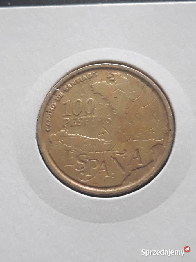 100 Pesetów Hiszpania 1993 r Numizmatyka Antyki, Sztuka, Kolekcje wielkopolskie Konin