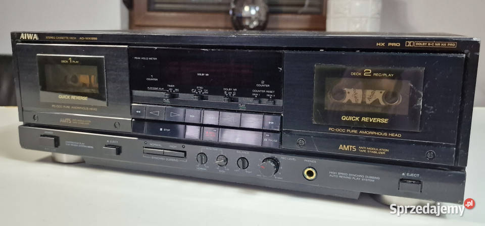Magnetofon catette deck Aiwa ADWX888 AD WX 888 Międzychód
