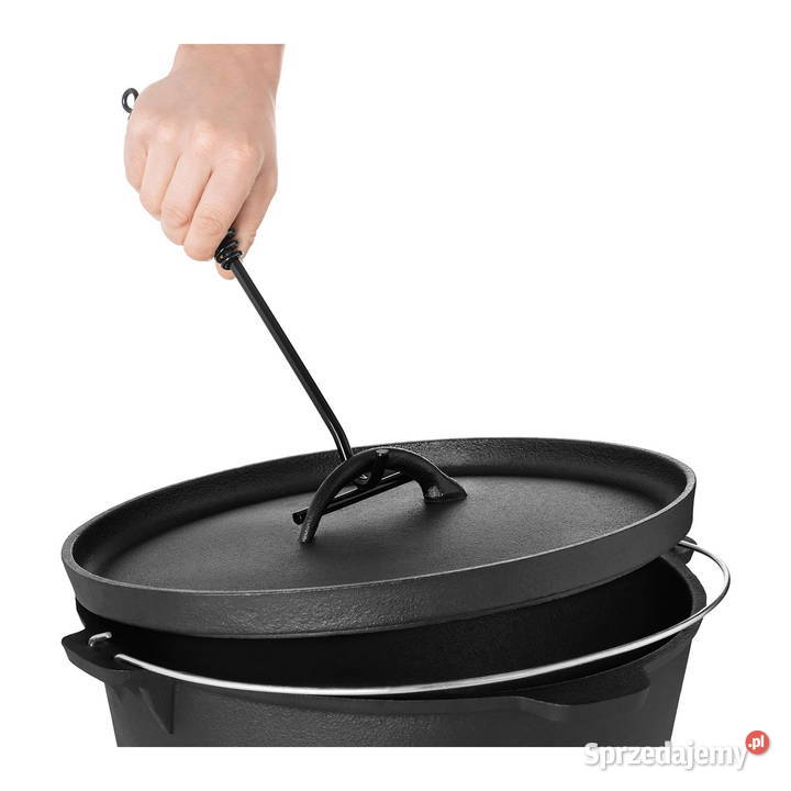 Kociołek żeliwny garnek myśliwski 1075l śląskie Częstochowa