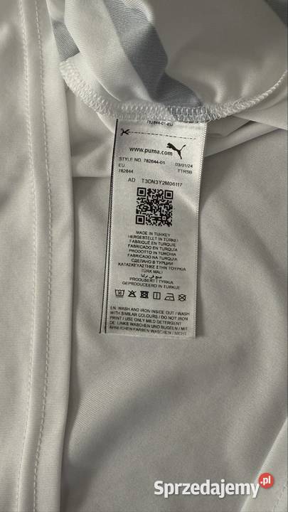 Biała koszulka Niemiec Check24 firmy Puma Halki i koszulki Bolesławiec